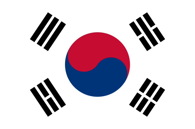 Tiedosto:Flag of South Korea.svg