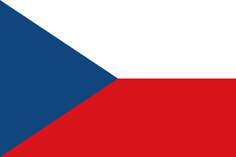 Tiedosto:Flag of the Czech Republic.svg
